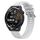 Per Huawei Watch3 Pro New / GT Runner Modello di pneumatico Cinturino in silicone con fibbia argentata (bianco) Per Huawei Watch3 Pro New / GT Runner Modello di pneumatico Cinturino in silicone con fibbia argentata (bianco)