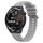 Per Huawei Watch3 Pro New / GT Runner Modello di pneumatico Cinturino in silicone con fibbia argentata (grigio chiaro) Per Huawei Watch3 Pro New / GT Runner Modello di pneumatico Cinturino in silicone con fibbia argentata (grigio chiaro)