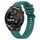 Per Huawei Watch 3 Pro New / GT Runner Modello di pneumatico Cinturino in silicone con fibbia argentata (verde scuro)
