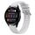 Per Huawei Watch 3/3 Pro Modello di pneumatico Cinturino in silicone con fibbia argentata (bianco) Per Huawei Watch 3/3 Pro Modello di pneumatico Cinturino in silicone con fibbia argentata (bianco)