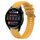 Per Huawei Watch 3/3 Pro Modello di pneumatico Cinturino in silicone con fibbia argentata (giallo) Per Huawei Watch 3/3 Pro Modello di pneumatico Cinturino in silicone con fibbia argentata (giallo)