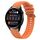 Per Huawei Watch 3/3 Pro Modello di pneumatico Cinturino in silicone con fibbia argentata (arancione) Per Huawei Watch 3/3 Pro Modello di pneumatico Cinturino in silicone con fibbia argentata (arancione)