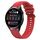 Per Huawei Watch 3/3 Pro Modello di pneumatico Cinturino in silicone con fibbia argentata (rosso) Per Huawei Watch 3/3 Pro Modello di pneumatico Cinturino in silicone con fibbia argentata (rosso)