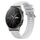 Per Huawei Watch GT2 Pro / GT 2e / GT2 46mm Modello di pneumatico Cinturino in silicone con fibbia argentata (Bianco)