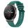 Per Huawei Watch GT2 Pro / GT 2e / GT2 46mm Modello di pneumatico Cinturino in silicone con fibbia argentata (verde scuro) Per Huawei Watch GT2 Pro / GT 2e / GT2 46mm Modello di pneumatico Cinturino in silicone con fibbia argentata (verde scuro)