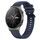 Per Huawei Watch GT2 Pro / GT 2e / GT2 46mm Modello di pneumatico Cinturino in silicone con fibbia argentata (Blu notte)