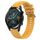 Per Huawei Watch GT 42mm / 46mm Cinturino in silicone con motivo pneumatico con fibbia argentata (giallo) Per Huawei Watch GT 42mm / 46mm Cinturino in silicone con motivo pneumatico con fibbia argentata (giallo)