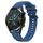 Per Huawei Watch GT 42mm / 46mm Cinturino in silicone con motivo pneumatico con fibbia argentata (blu) Per Huawei Watch GT 42mm / 46mm Cinturino in silicone con motivo pneumatico con fibbia argentata (blu)