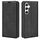 Per Samsung Galaxy S24 5G Custodia per telefono in pelle con aspirazione magnetica retro-skin (nera) Per Samsung Galaxy S24 5G Custodia per telefono in pelle con aspirazione magnetica retro-skin (nera)