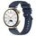 Per Huawei Watch GT4 46mm Cinturino ufficiale in silicone con fibbia argento stile Steps (mezzanotte) Per Huawei Watch GT4 46mm Cinturino ufficiale in silicone con fibbia argento stile Steps (mezzanotte)