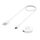 Per Huawei Watch GT 4 41mm Smart Watch Cavo di ricarica diviso con aspirazione magnetica, lunghezza: 1 m (bianco) Per Huawei Watch GT 4 41mm Smart Watch Cavo di ricarica diviso con aspirazione magnetica, lunghezza: 1 m (bianco)