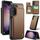 Custodia per telefono antifurto RFID per slot per schede Samsung Galaxy S23 5G CaseMe C22 (marrone) Custodia per telefono antifurto RFID per slot per schede Samsung Galaxy S23 5G CaseMe C22 (marrone)