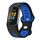 Per cinturino in silicone bicolore Fitbit Charge 6 (nero blu)