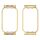 Custodia protettiva per orologio con struttura in metallo Xiaomi Smart Band 8 Active / Redmi Band 2 (oro) Custodia protettiva per orologio con struttura in metallo Xiaomi Smart Band 8 Active / Redmi Band 2 (oro)