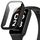 Per Xiaomi Smart Band 8 Active / Redmi Band 2 PC + custodia protettiva per orologio integrata con pellicola temperata (nera) Per Xiaomi Smart Band 8 Active / Redmi Band 2 PC + custodia protettiva per orologio integrata con pellicola temperata (nera)