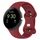 Per cinturino in silicone tinta unita per Google Pixel Watch 2, taglia: taglia S (rosso)