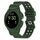 Per Google Pixel Watch 2 cinturino in silicone integrato completamente chiuso (verde militare) Per Google Pixel Watch 2 cinturino in silicone integrato completamente chiuso (verde militare)