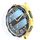 Per Samsung Galaxy Watch6 Classic 47mm R960 Custodia per PC placcata + pellicola temperata + set di anelli per lunetta dell'orologio (blu + oro) Per Samsung Galaxy Watch6 Classic 47mm R960 Custodia per PC placcata + pellicola temperata + set di anelli per lunetta dell'orologio (blu + oro)
