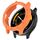 Per Garmin Venu 3S Custodia protettiva per orologio in TPU cava mezza confezione (arancione) Per Garmin Venu 3S Custodia protettiva per orologio in TPU cava mezza confezione (arancione)