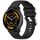 Per cinturino in silicone con fibbia argento lucido liquido Garmin Venu 3 (nero) Per cinturino in silicone con fibbia argento lucido liquido Garmin Venu 3 (nero)