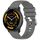 Per cinturino in silicone con fibbia argento lucido liquido Garmin Venu 3 (grigio scuro) Per cinturino in silicone con fibbia argento lucido liquido Garmin Venu 3 (grigio scuro)