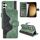 Custodia per cellulare in pelle con chiusura orizzontale con cuciture per Samsung Galaxy S24+ 5G (verde) Custodia per cellulare in pelle con chiusura orizzontale con cuciture per Samsung Galaxy S24+ 5G (verde)