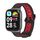 Per Redmi Watch 3 Lite / Watch 3 Active Mijobs cinturino in TPU traspirante con foro quadrato (nero rosso) Per Redmi Watch 3 Lite / Watch 3 Active Mijobs cinturino in TPU traspirante con foro quadrato (nero rosso)