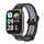 Per Redmi Watch 3 Lite / Watch 3 Active Mijobs cinturino in TPU traspirante con foro quadrato (nero grigio)