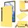 Per Samsung Galaxy Tab S9 FE / S9 Custodia tablet antiurto in silicone liquido di colore puro (giallo) Per Samsung Galaxy Tab S9 FE / S9 Custodia tablet antiurto in silicone liquido di colore puro (giallo)