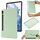 Per Samsung Galaxy Tab S9 FE / S9 Custodia tablet antiurto in silicone liquido di colore puro (verde) Per Samsung Galaxy Tab S9 FE / S9 Custodia tablet antiurto in silicone liquido di colore puro (verde)