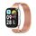 Per Redmi Watch 3 Lite / Watch 3 Active Mijobs Milan cinturino magnetico in metallo (oro rosa) Per Redmi Watch 3 Lite / Watch 3 Active Mijobs Milan cinturino magnetico in metallo (oro rosa)