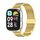 Per Redmi Watch 3 Lite / Watch 3 Active Mijobs Milan cinturino con fibbia in metallo (oro)