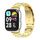 Per Redmi Watch 3 Lite / Watch 3 Active Mijobs cinturino per orologio in acciaio inossidabile a tre sfere (oro) Per Redmi Watch 3 Lite / Watch 3 Active Mijobs cinturino per orologio in acciaio inossidabile a tre sfere (oro)