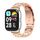 Per Redmi Watch 3 Lite / Watch 3 Active Mijobs cinturino in acciaio inossidabile a tre sfere (oro rosa) Per Redmi Watch 3 Lite / Watch 3 Active Mijobs cinturino in acciaio inossidabile a tre sfere (oro rosa)