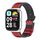 Per Redmi Watch 3 Lite / Watch 3 Active Mijobs cinturino in pelle TPU (rosso argento) Per Redmi Watch 3 Lite / Watch 3 Active Mijobs cinturino in pelle TPU (rosso argento)