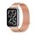 Per Xiaomi Mi Band 8 Pro Mijobs Milan cinturino magnetico in acciaio inossidabile (oro rosa)