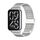 Per Xiaomi Mi Band 8 Pro Mijobs Milan cinturino con fibbia in acciaio inossidabile (argento)