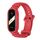 Per Xiaomi Mi Band 8 MIJOBS GS Unibody cinturino sportivo in tinta unita (rosso) Per Xiaomi Mi Band 8 MIJOBS GS Unibody cinturino sportivo in tinta unita (rosso)