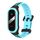 Per Xiaomi Mi Band 8 MIJOBS Unibody cinturino in silicone bicolore (nero blu)