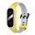 Per Xiaomi Mi Band 8 MIJOBS Unibody cinturino in silicone bicolore (giallo grigio) Per Xiaomi Mi Band 8 MIJOBS Unibody cinturino in silicone bicolore (giallo grigio)