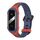 Per Xiaomi Mi Band 8 MIJOBS Unibody cinturino in silicone bicolore (blu notte arancione) Per Xiaomi Mi Band 8 MIJOBS Unibody cinturino in silicone bicolore (blu notte arancione)