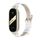 Per Xiaomi Mi Band 8 Mijobs cinturino in pelle di vacchetta primo strato (bianco oro chiaro) Per Xiaomi Mi Band 8 Mijobs cinturino in pelle di vacchetta primo strato (bianco oro chiaro)