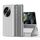Per OPPO Find N3 Custodia per telefono in pelle con vibrazione orizzontale a specchio placcato con supporto (Argento) Per OPPO Find N3 Custodia per telefono in pelle con vibrazione orizzontale a specchio placcato con supporto (Argento)