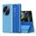 Per OPPO Find N3 Custodia per telefono in pelle con vibrazione orizzontale a specchio placcato con supporto (blu) Per OPPO Find N3 Custodia per telefono in pelle con vibrazione orizzontale a specchio placcato con supporto (blu)