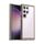Per Samsung Galaxy S24 Ultra 5G Serie colorata in acrilico + custodia per telefono in TPU (grigio trasparente)