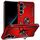 Per Samsung Galaxy S24 5G Custodia antiurto in TPU + PC (rossa)