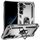 Per Samsung Galaxy S24 5G Custodia antiurto in TPU + PC (Argento)