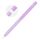 Per Apple Pencil 2a custodia per stilo colorata sfumata staccabile (sfumatura viola) Per Apple Pencil 2a custodia per stilo colorata sfumata staccabile (sfumatura viola)