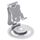 Supporto per telefono da tavolo pieghevole portatile G62 con rotazione a 360 gradi (argento) Supporto per telefono da tavolo pieghevole portatile G62 con rotazione a 360 gradi (argento)