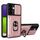 Per Samsung Galaxy S24 5G Custodia scorrevole Camshield TPU+PC con slot per schede (oro rosa) Per Samsung Galaxy S24 5G Custodia scorrevole Camshield TPU+PC con slot per schede (oro rosa)